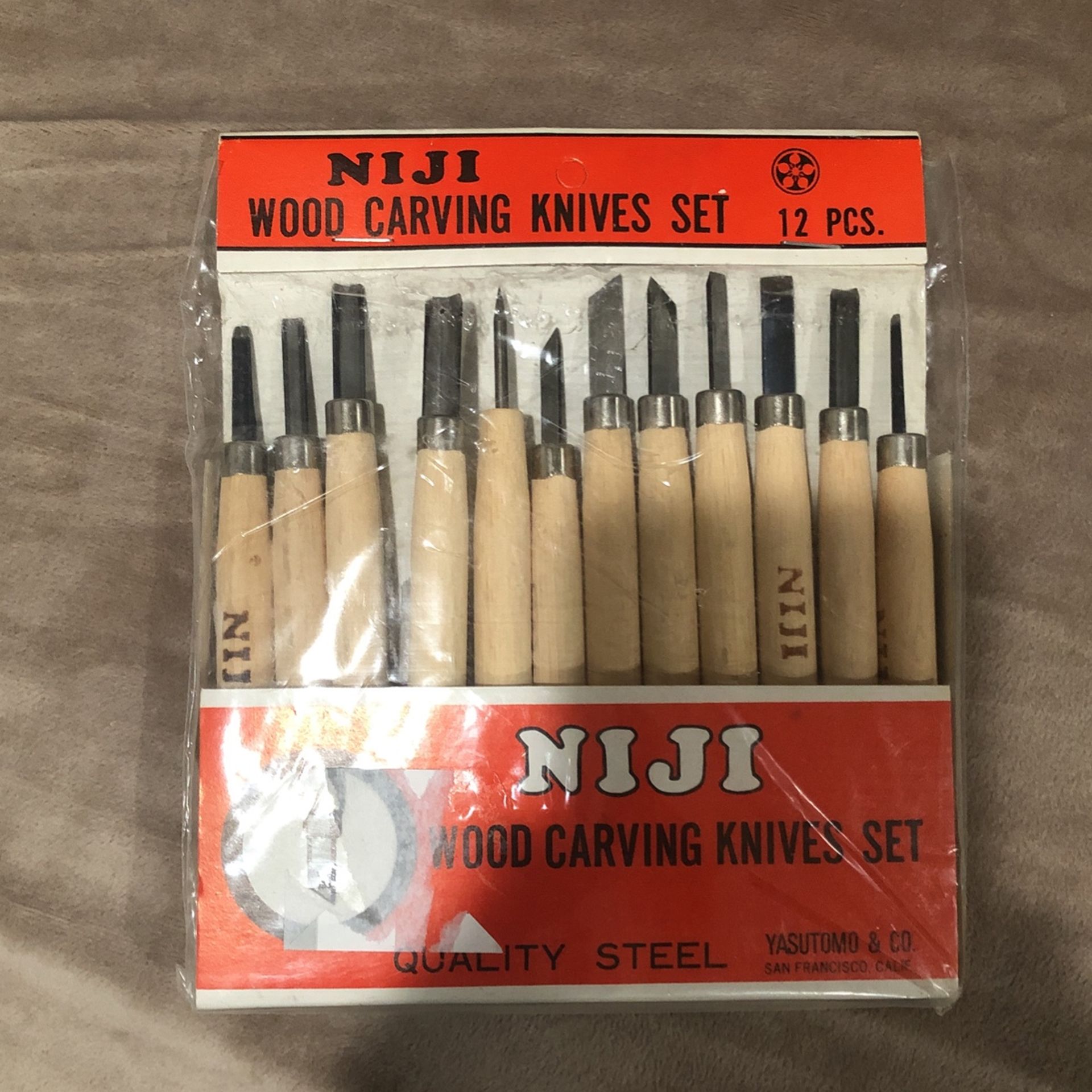 NIJI wood carving knives Set Of 12 PCs