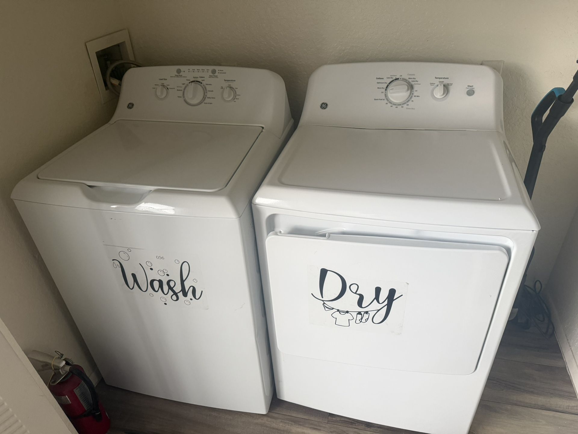 Washer and dryer