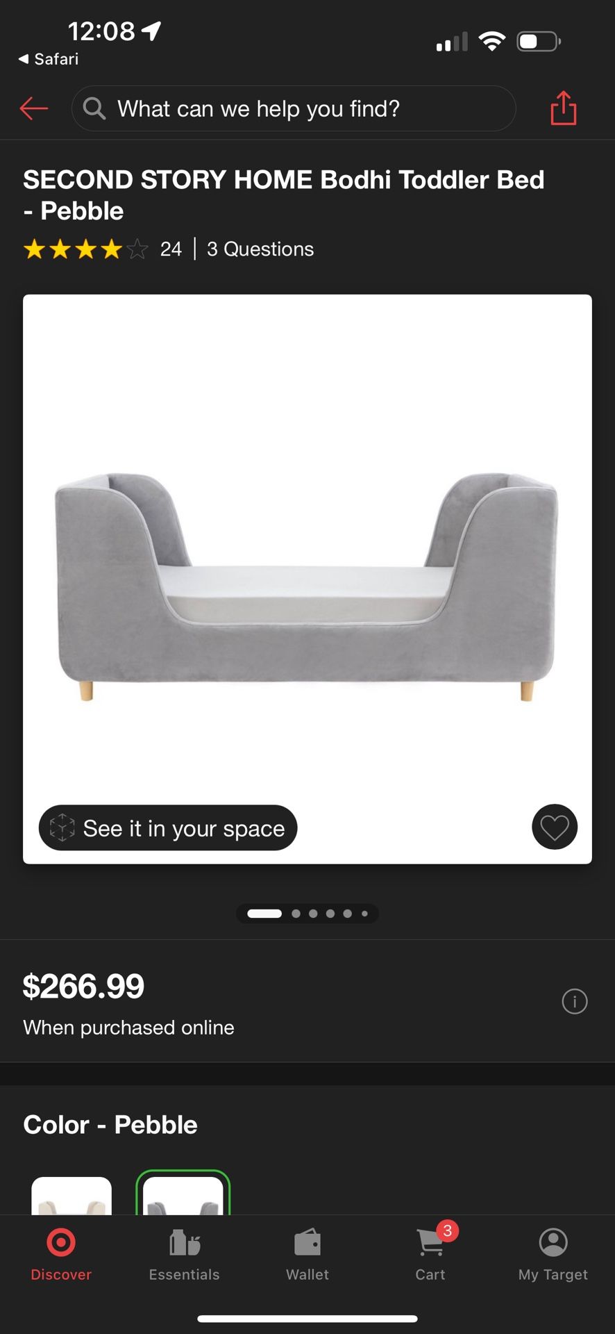 Toddler bed