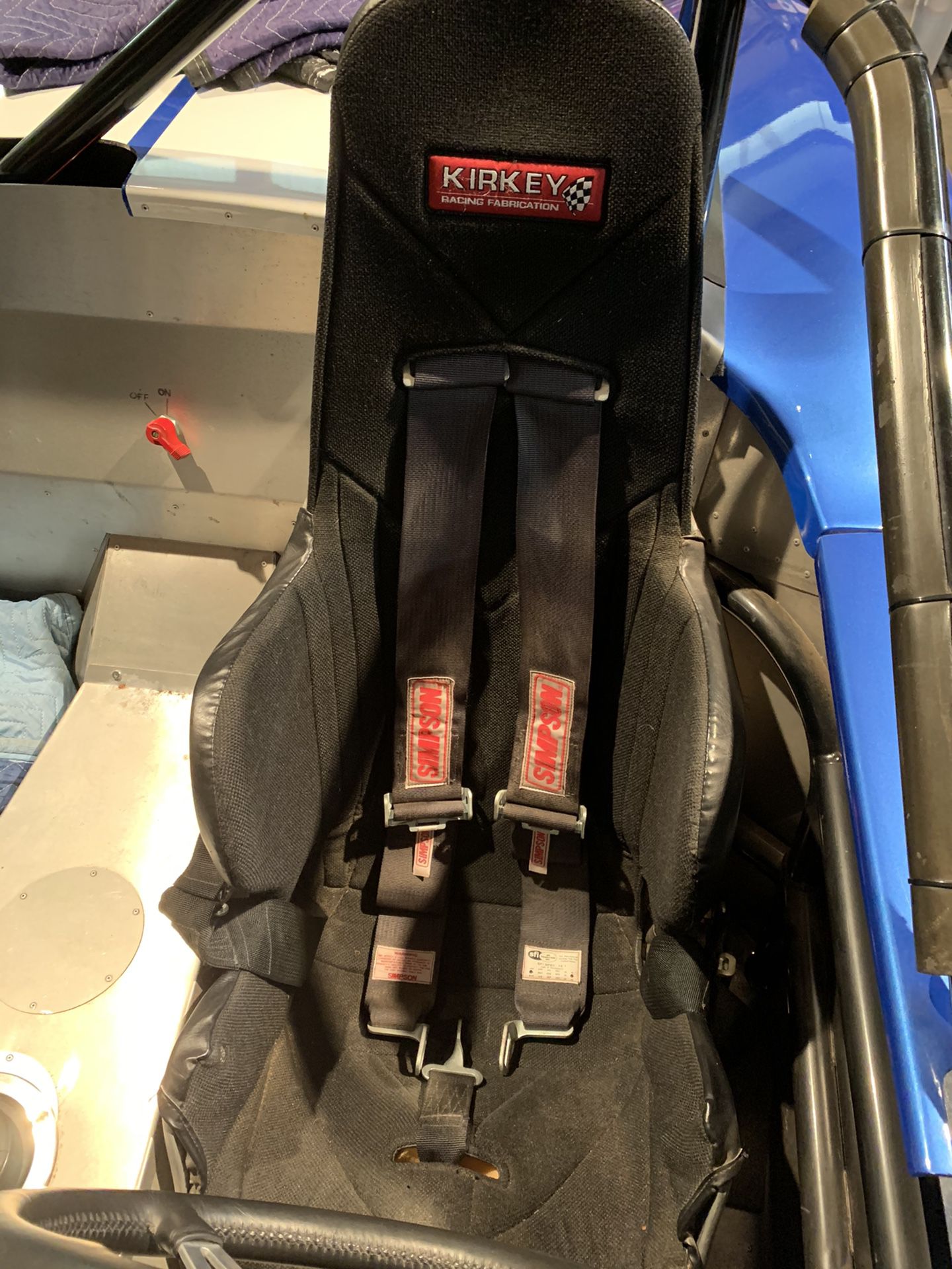 Kirkey Race Seat With Simpson 5 Point Harness