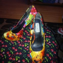 Steve Madden 5inch highheal floral platform