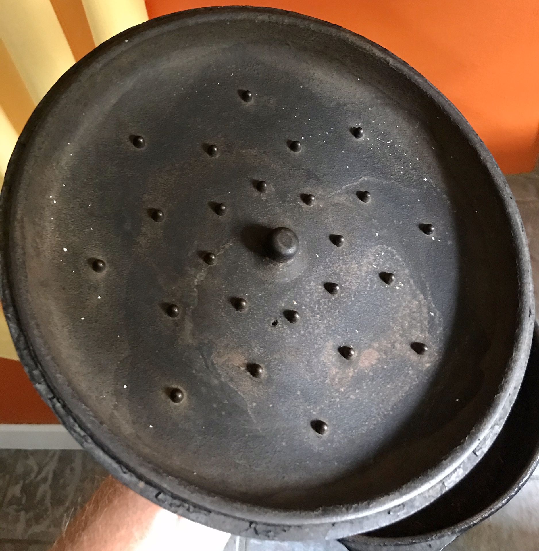 Rare AB&I American Cookware Cast Iron Chicken Fryer 10 1/2 in Deep Skillet  W/lid 