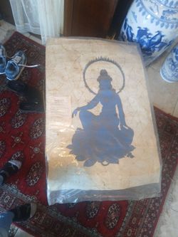 Vintage   Mid -Century Batik Art