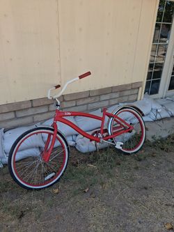 Really nice red bike