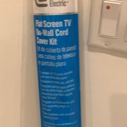 Flat Tv Screen On Wall Cord Cover Kit 
