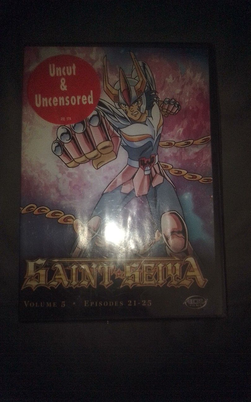 Vintage Saint Seiya Anime Volume 1, 2, 4, 5 & 6. Knights Of The Zodiac Volume 2