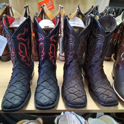 Botas De Piel De México Cómodas Estilo Vaquero