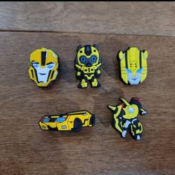 Lot Of 5 Transformers Shoe Charms 