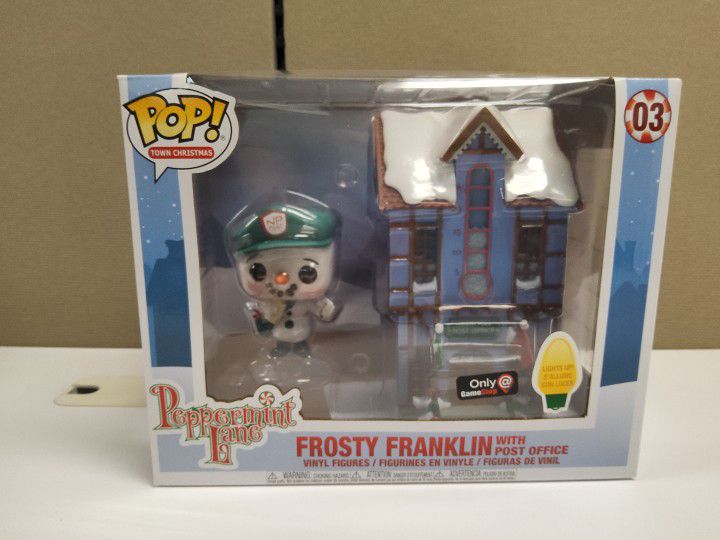 Funko Pop Peppermint Lane Frosty Franklin With Post Office