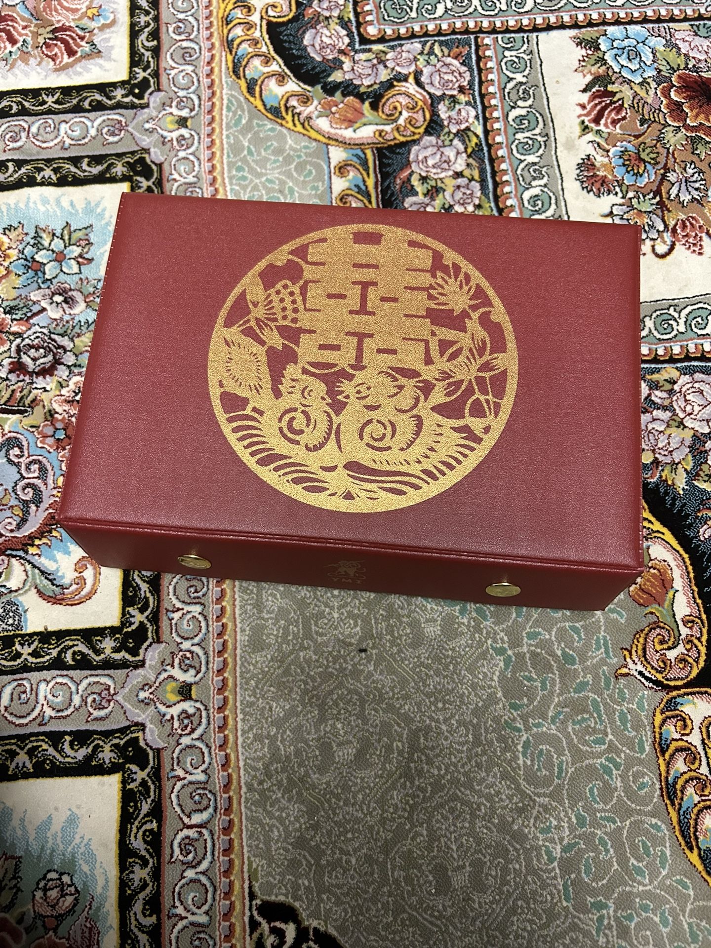 Yellow Mountain Imports Chinese Mahjong Set – Rouge Heritage – 146 Medium Tiles, Professional Set for Chinese-Style Play