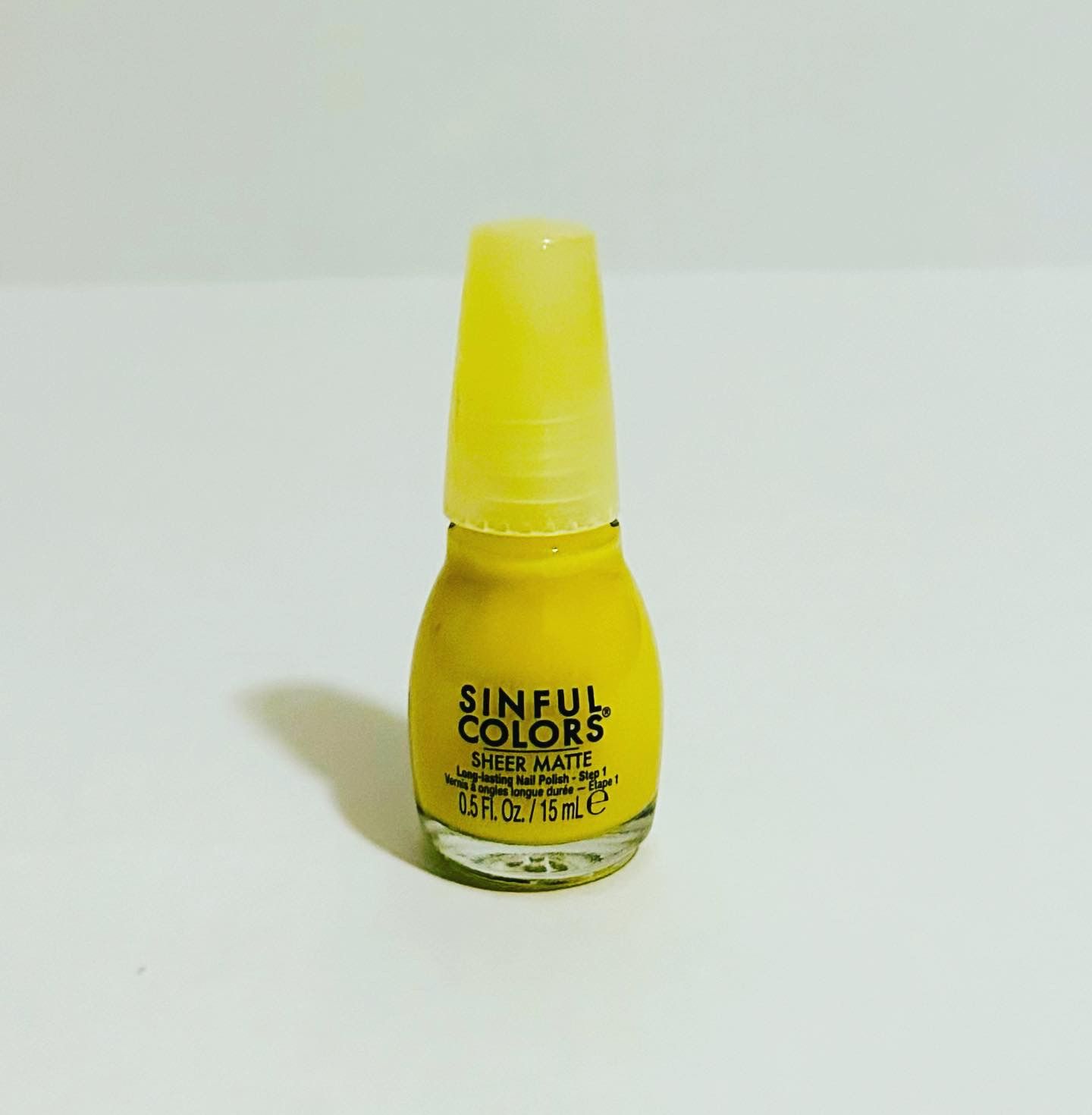 Sinful Colors Sheer Matte Nail Polish 2755 See-Through Citrine