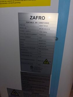Zafro Air-Conditioning Comes With A Remote