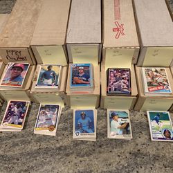 Baseball Card lot Topps Donruss Fleer 12 Boxes 