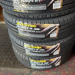 195/70/14 Blackhawk Tires