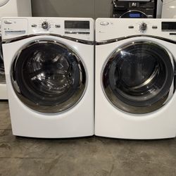 WHIRLPOOL XL CAPACITY WASHER DRYER ELECTRIC SET FREE DELIVERY 