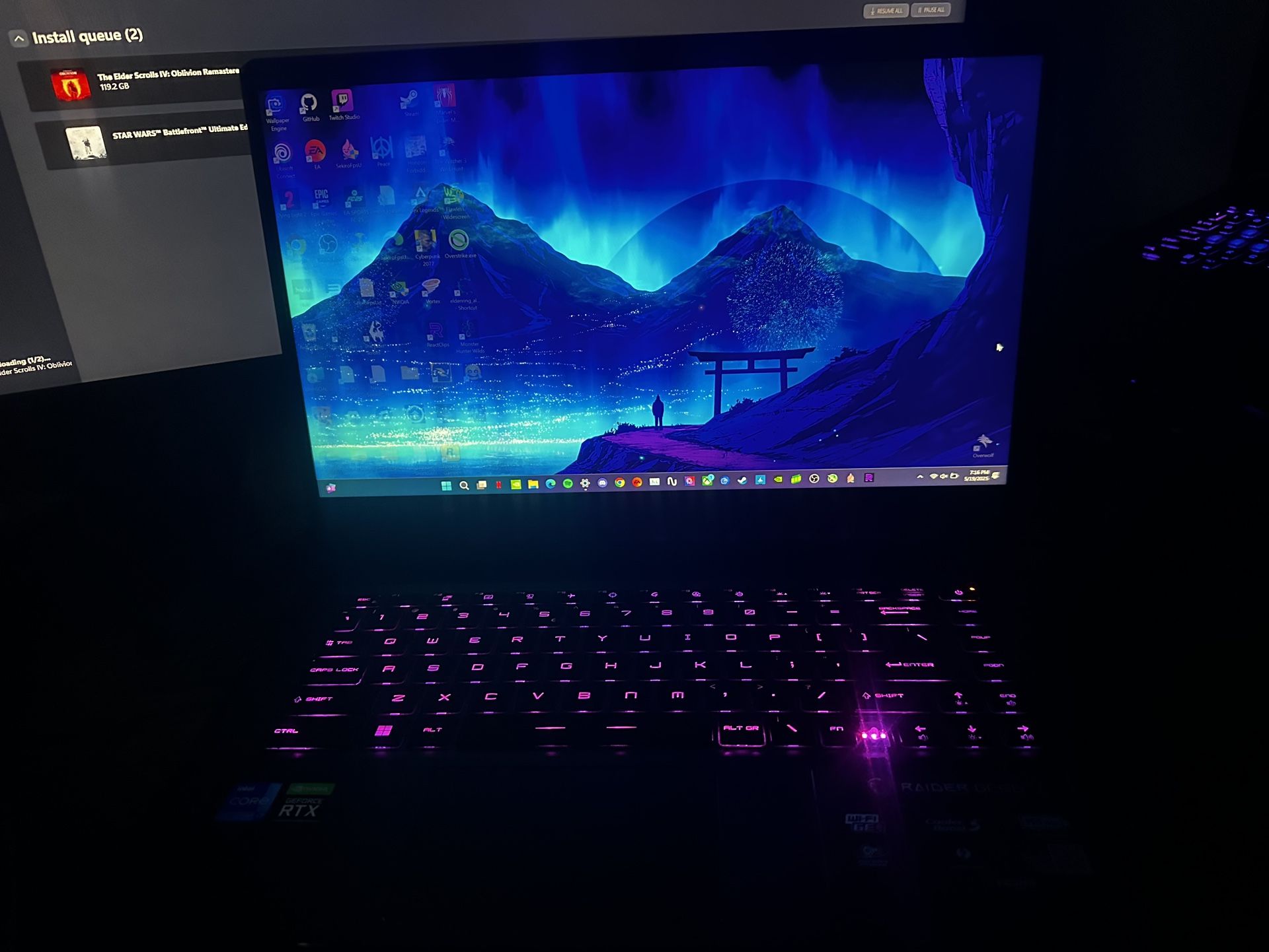 MSI 3070Ti Gaming Laptop