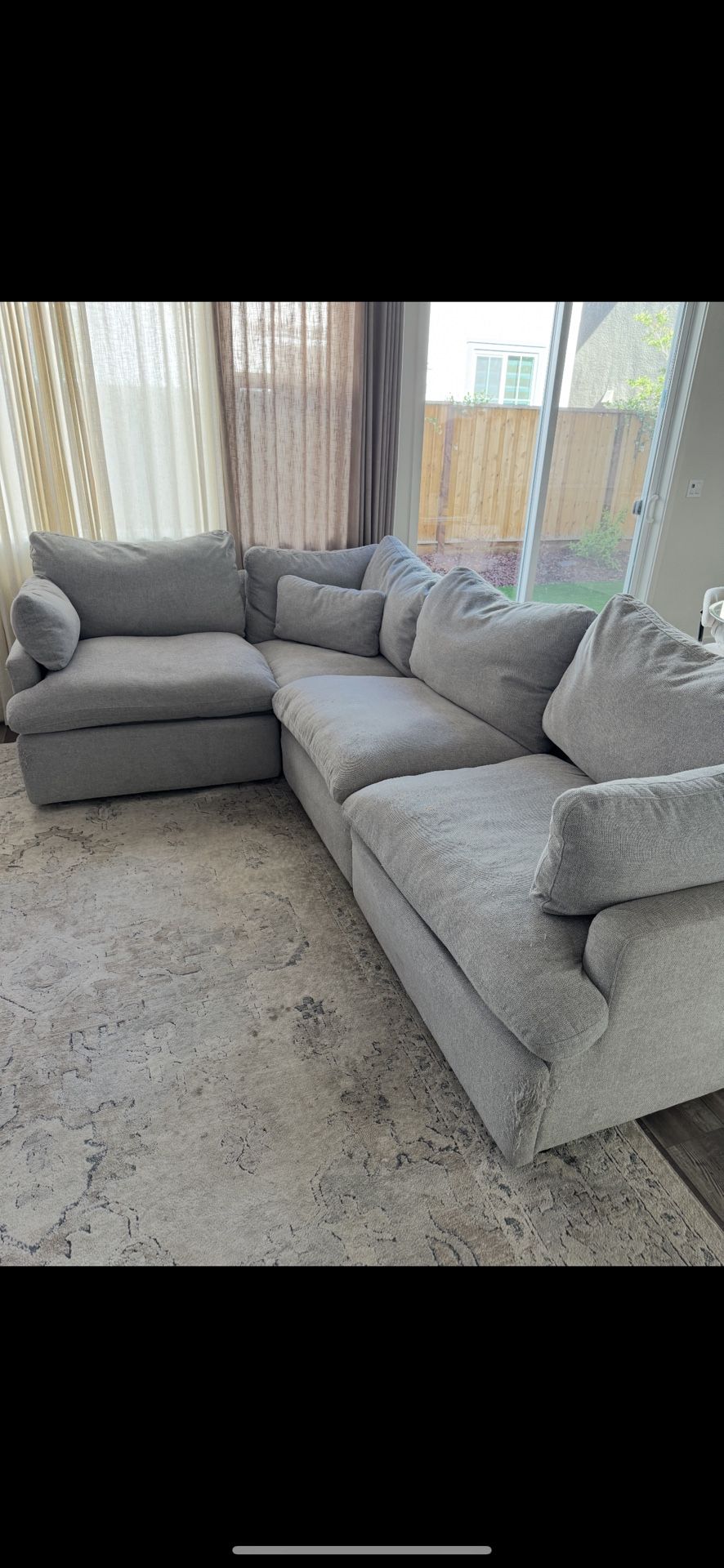 Recliner Sofa – Used – $[200
