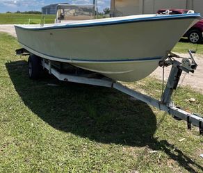 Boat and trailer