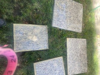 Leftover granite pieces
