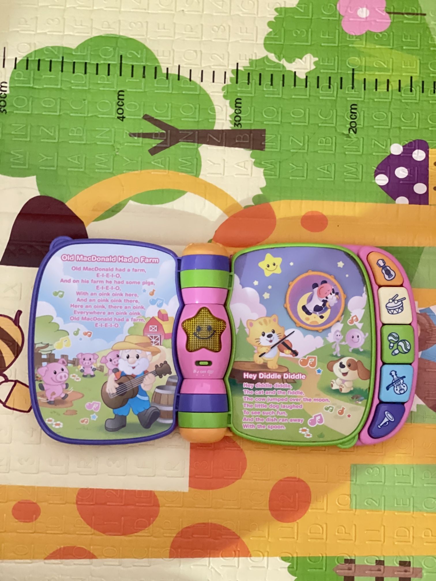 Baby Books VTech Musical Rhymes Book (Pink) Interactive Nursery