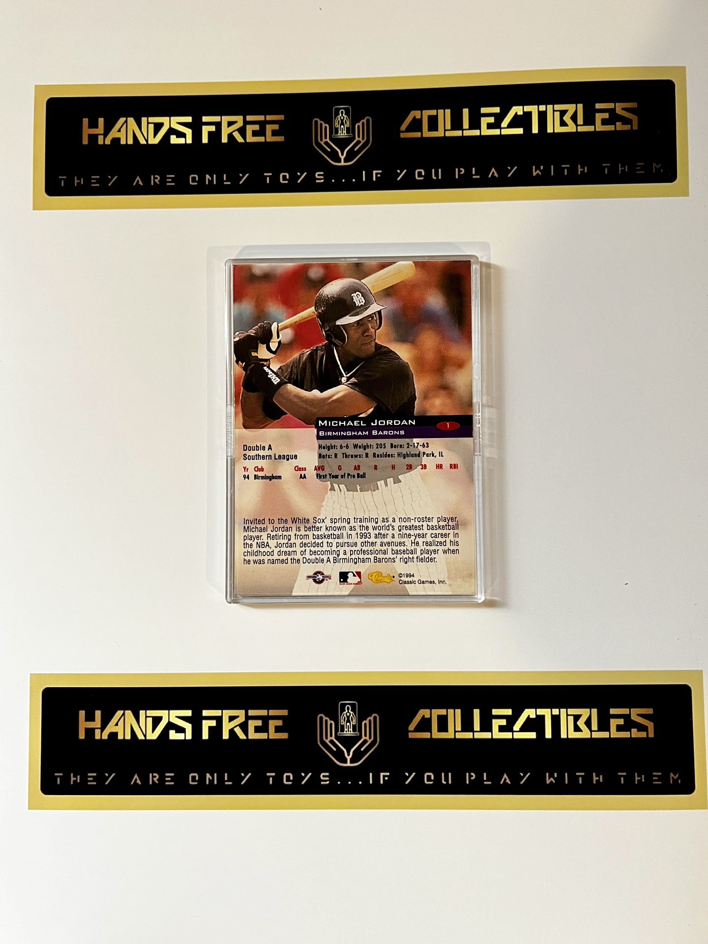 Michael Jordan Rookie Baseball Card