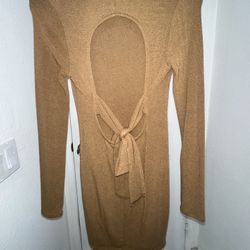 Open Back Short Dress