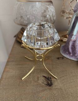 Partylite diamond candle tealight holder