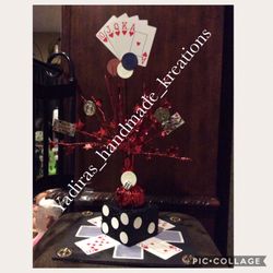 Casino Theme Centerpiece
