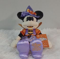 Halloween tricks & treats 2020 Minnie Mouse Plush Disney 19" inches long