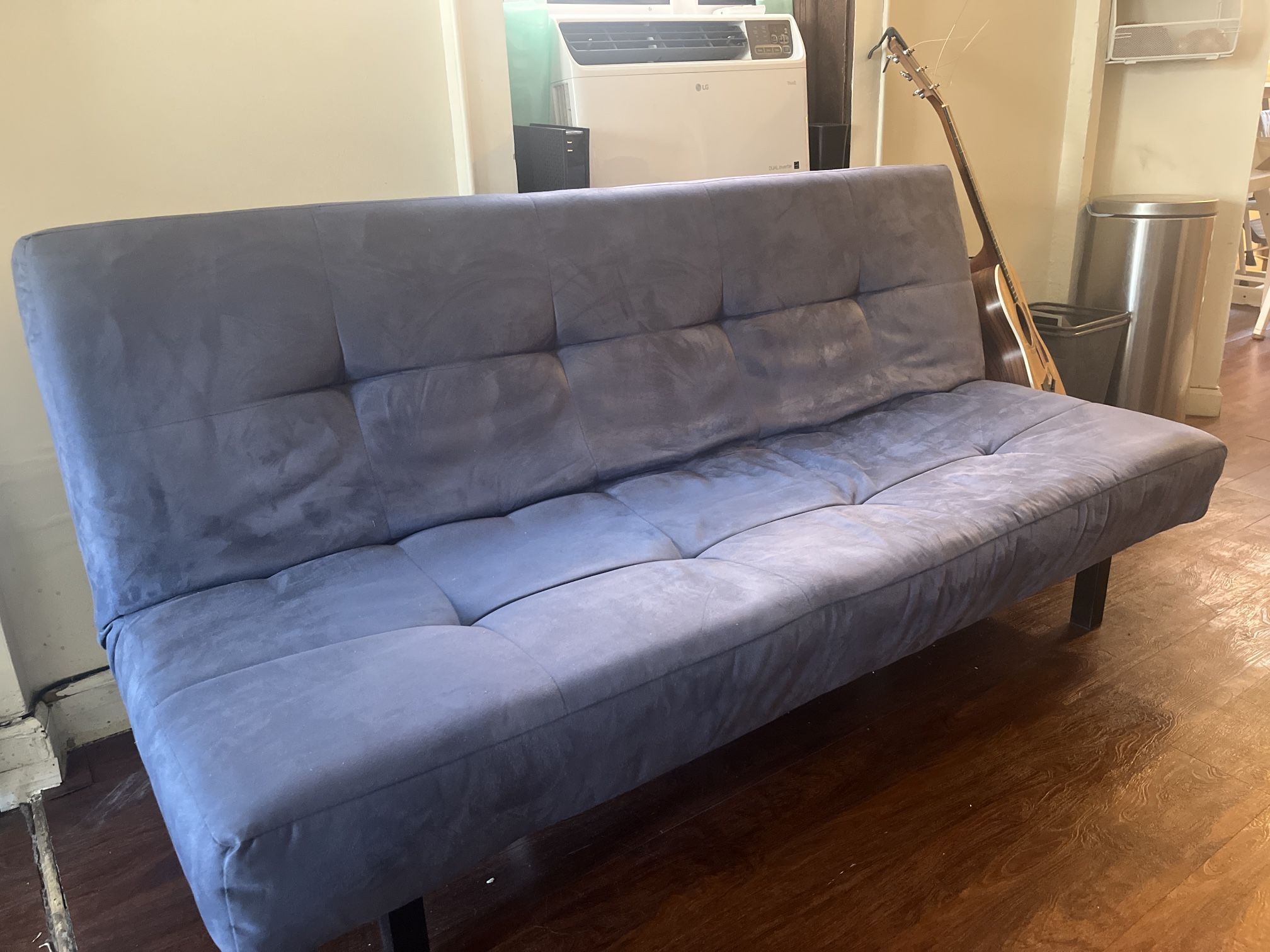 IKEA Balkarp blue sleeper sofa