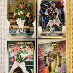 Oakland Athletics 150 Card Baseball Lot!