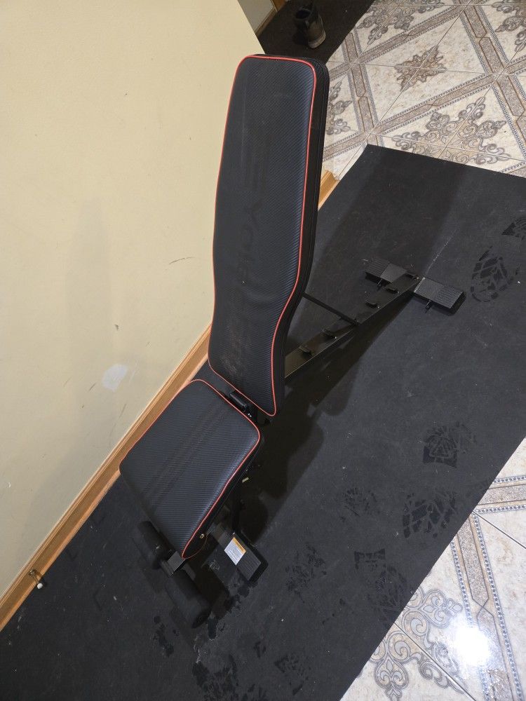 Yoleo FID Adjustable Bench Flat Incline Decline 800lb Capacity--