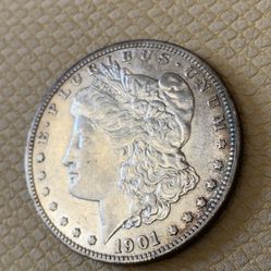 1901 O Morgan Silver Dollar