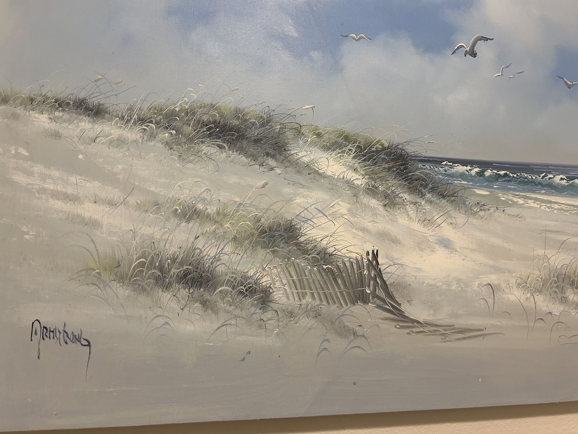 Beautiful Vintage Seascape By Armstrong