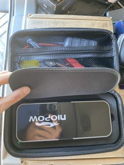 NIOPOW V1 5000A Car Jump Starter, 12V Portable Lithium Booster with 3.3" Display, Power Bank, LED Li