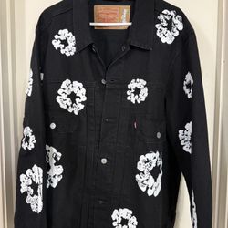 Denim Tears X Levis Black Denim Jacket XXL