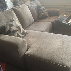 Chaise Sofa & Ottoman