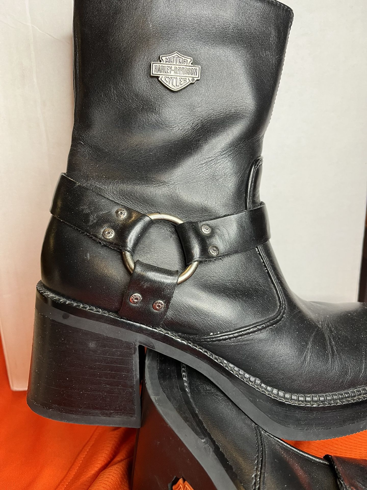 Harley Davidson Women’s sz7  leather boots