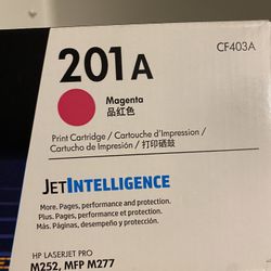 2 Hp Laser jet Print Cartridge 201A Black And Magenta