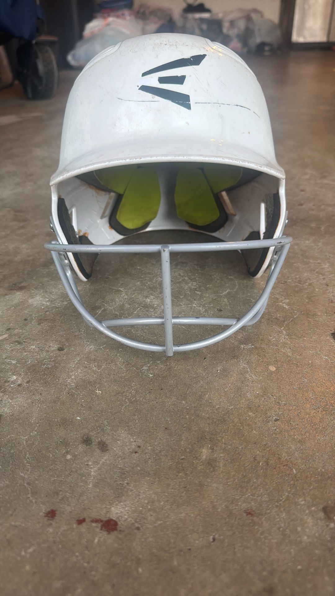 Easton white small Softball Helmet