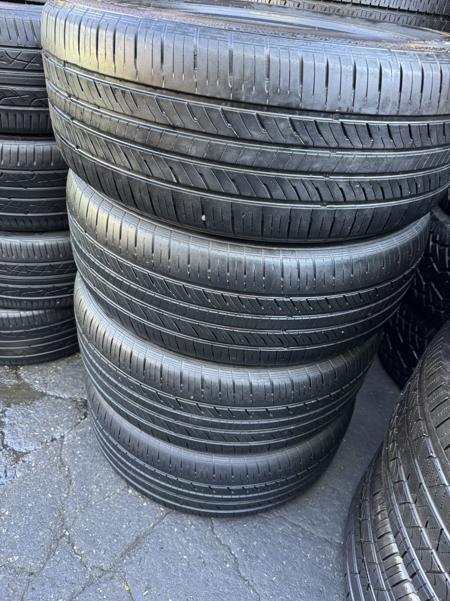 I Have 4 Tires 225-55-17 Good Condition $170 All Four Mounted And Balanced