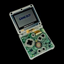 GBA SP Clear Console