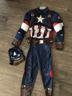 Kids Halloween Costume Marvel Captain America
