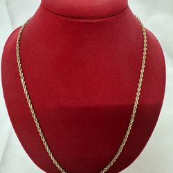 Gold  Chain 14k & 24 Inch 