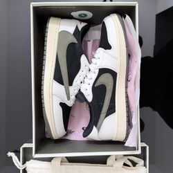 Air Jordan 1 Low Olive x Travis Scott x  Wrmfzy Antifzy Collab