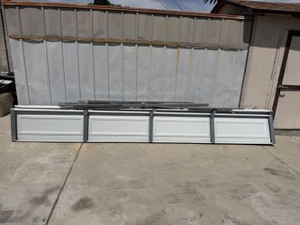 16 ft Garage Door w/ Opener (Motor) & Remote