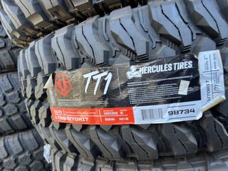 TIS TT1 OFFROAD HERCULES LT265/70R17 TIRES FOR SALE!!!!!!