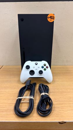 XBOX SERIES X 1TB W/WHITE CONTROLLER & HDMI/POWER CABLES