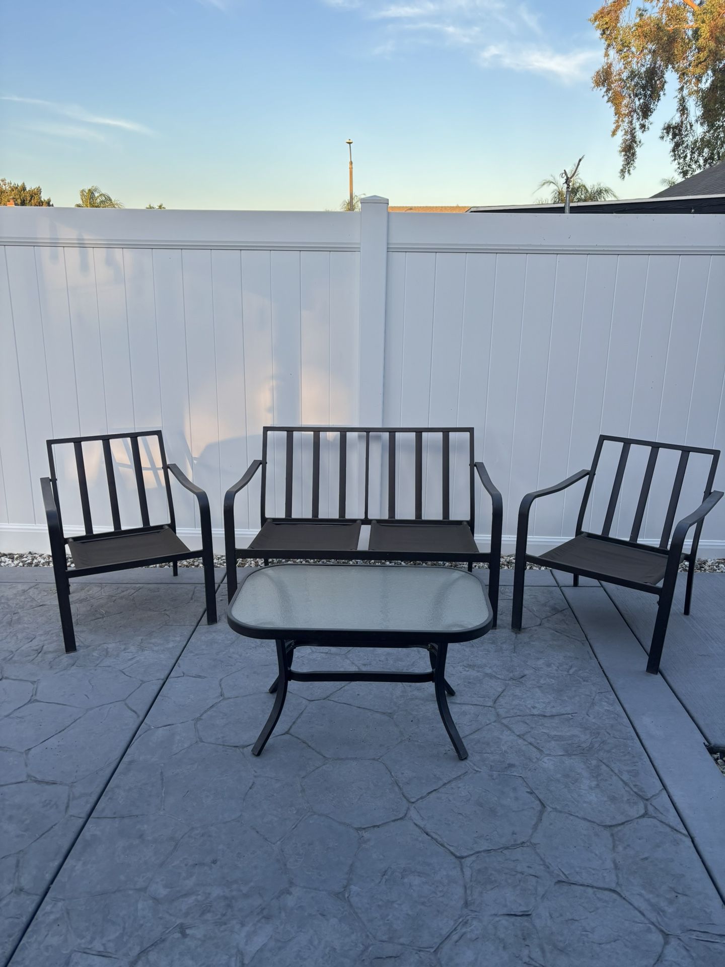 4 Piece Outdoor Patio Set