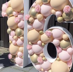 Mosaic Number Balloon Number Sweet 16 For Order